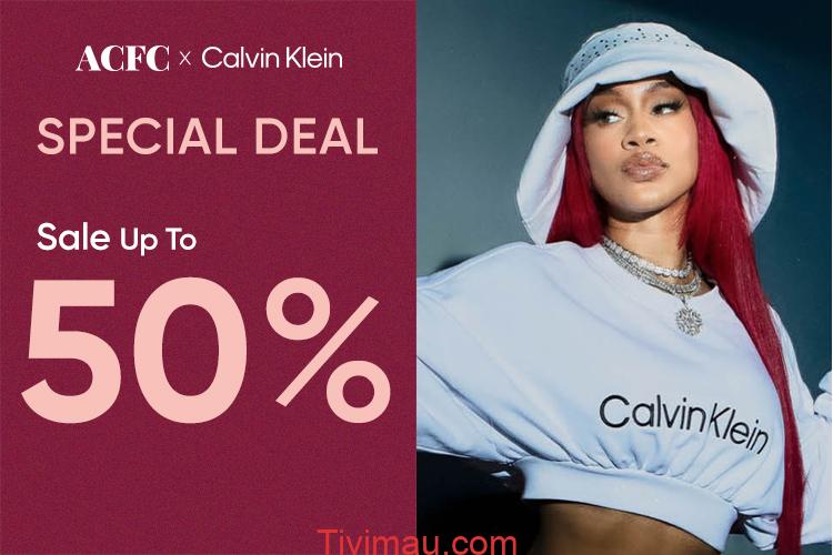 Calvin Klein khuyến mãi lớn tại ACFC